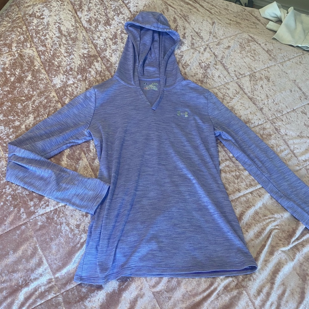 Purple under armor hoodie
